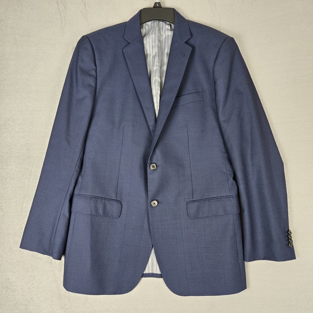 Banana Republic Blazer Mens 40R Navy Wool Jacket Vitale Barberis Canonico *READ